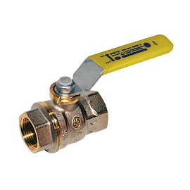 Кран шар лат газ нк Ду32 Ру12 м/м полн рыч Giacomini R910X006