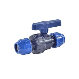 Кран шаровой компресс Дн32 Ру16 РосТурПласт 14391