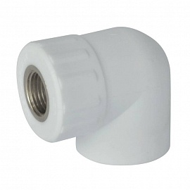 Угольник PP-R бел комб Дн32х1" ВР РосТурПласт 10794