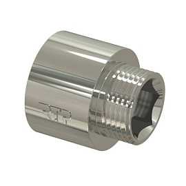 Переход лат Ду15х15 м/р п/звездочку никель РосТурПласт 33626