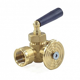 Кран д/ман лат G1/2" Ру16 м/р рук фл Giacomini R228IY003