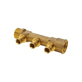 Коллектор лат 3/4" м/р 4в Дн16 Q&E PE-X 35мм Uponor 1023029