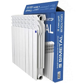 Биметаллический радиатор STI 500/100 8 сек.