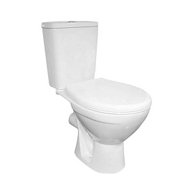 Унитаз-компакт Соло Люкс г/вып н/под 2реж в/к микр Rosa Киров