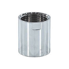 Муфта лат Ду25 ВР для п/суш хром