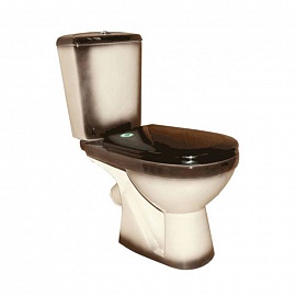 Унитаз-компакт Комфорт к/вып н/под 2реж в/к черн/д Rosa Киров